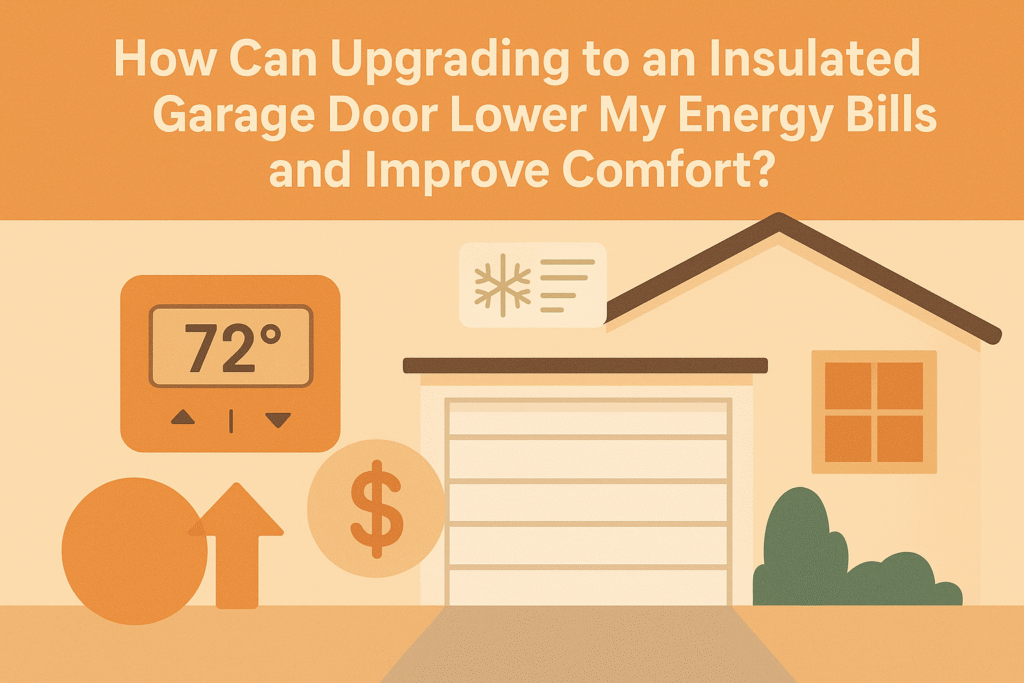 How Can Upgrading to an Insulated Garage Door Lower My Energy Bills and Improve Comfort?