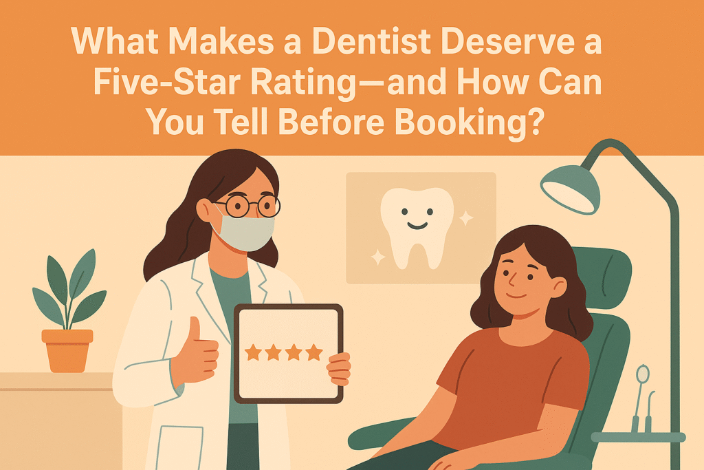 What Makes a Dentist Deserve a Five-Star Rating—and How Can You Tell Before Booking?