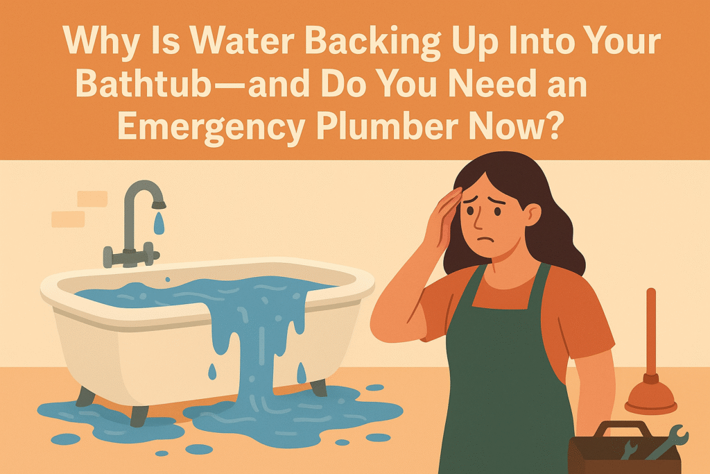 Why Is Water Backing Up Into Your Bathtub—and Do You Need an Emergency Plumber Now?