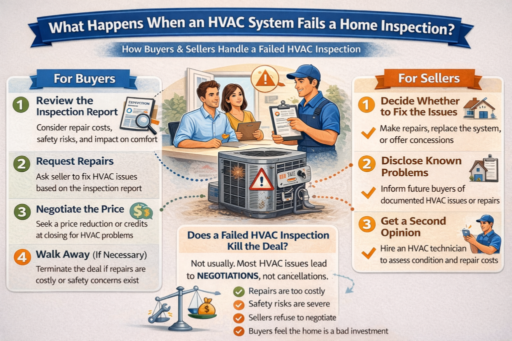 What Happens If an HVAC System Fails a Home Inspection?